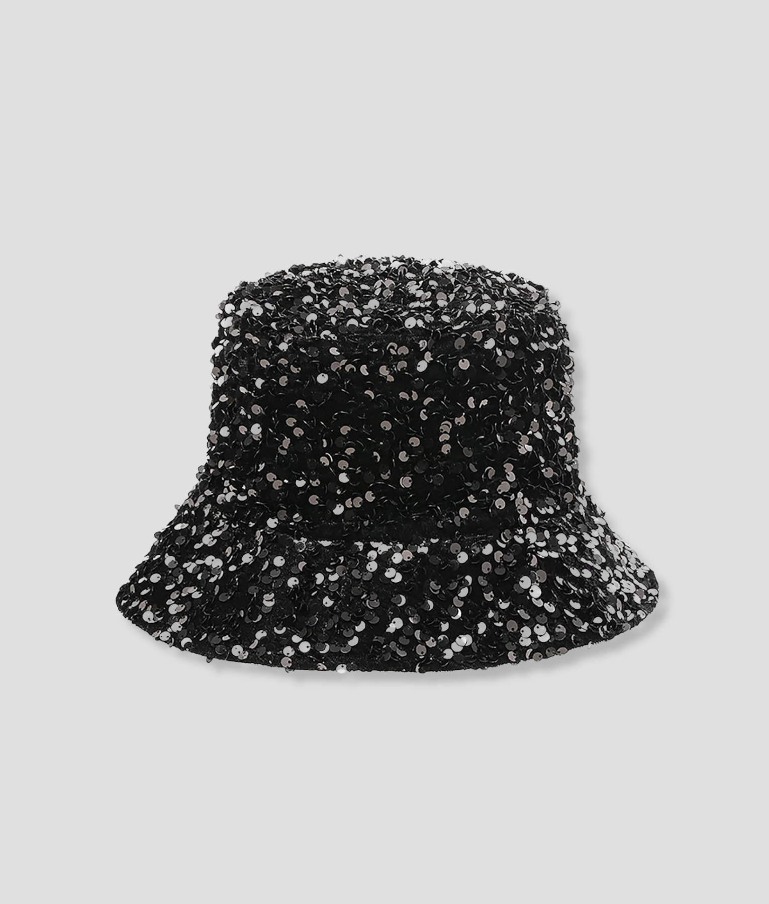 zwarte glitter hoedje