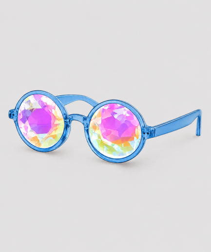 Weltraumbrille, blau