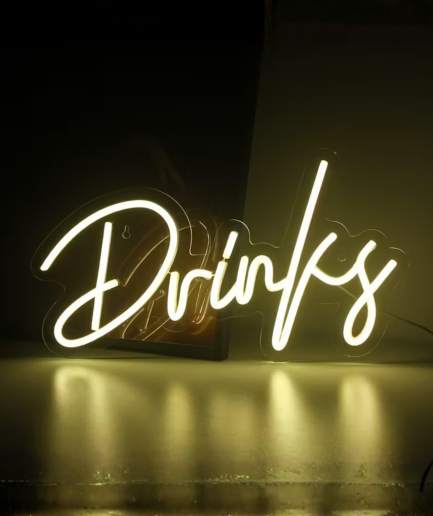 Drinks-Neonlampe