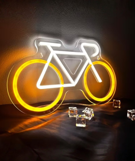 Fahrradlampe Neon