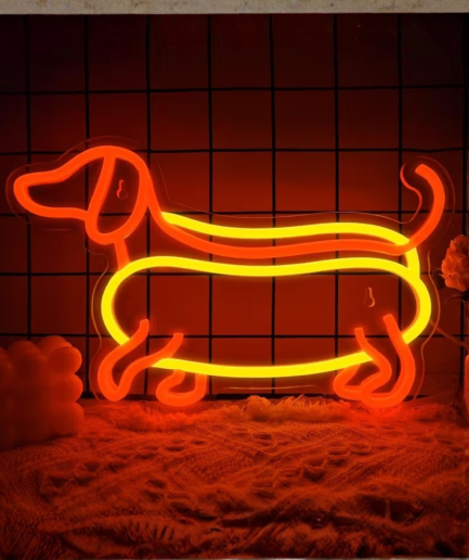 Neon-Hündchen