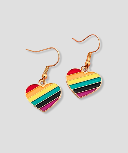 Pride-Herz-Ohrringe