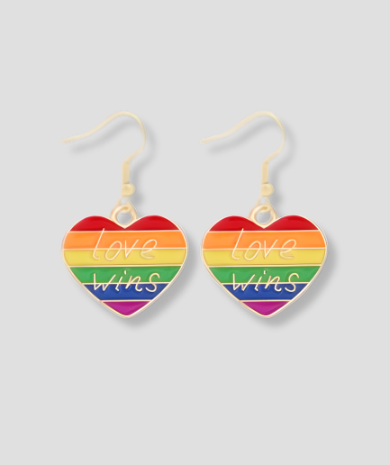 Pride-Regenbogen-Ohrringe