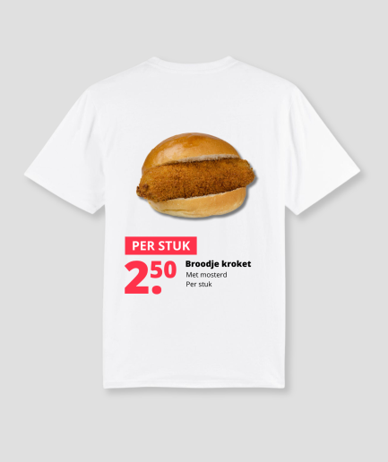 Kroketten-Brötchen-T-Shirt