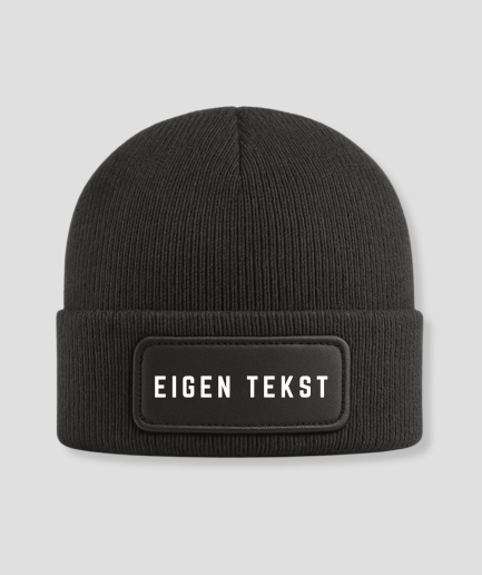 eigener Text auf der Mütze