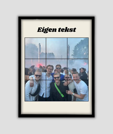 eigener Text auf dem Plakat