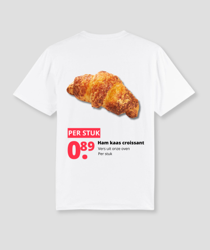 Schinken-Käse-Croissant-T-Shirt