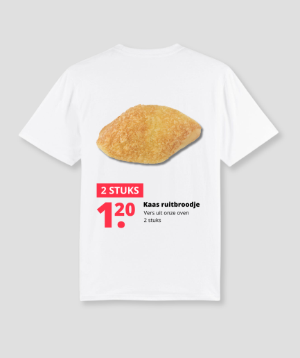 Käse, Rautenbrötchen, T-Shirt