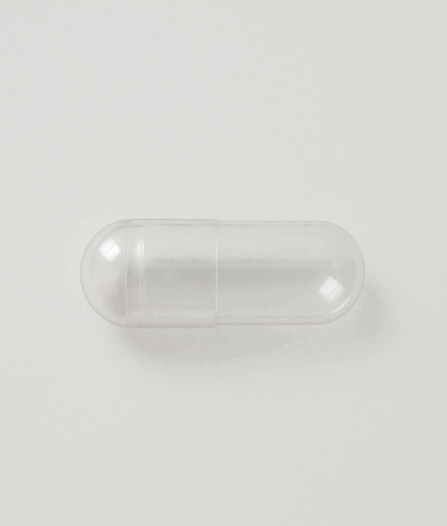 lege capsule maat 0 transparant