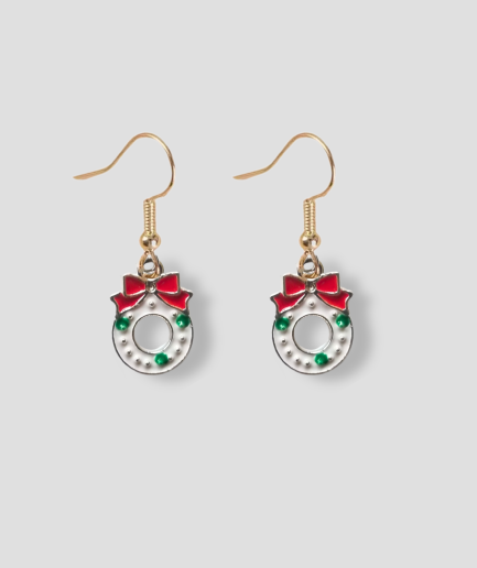 Ohrring mit Weihnachtsmotiv