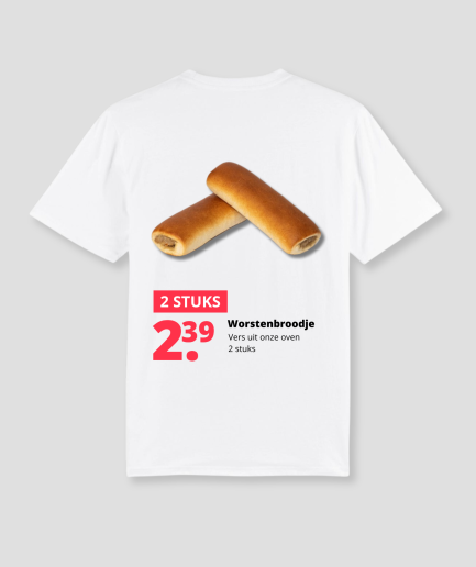 T-Shirt mit Würstchen