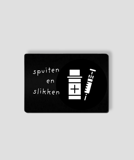 schwarze Metallkarten