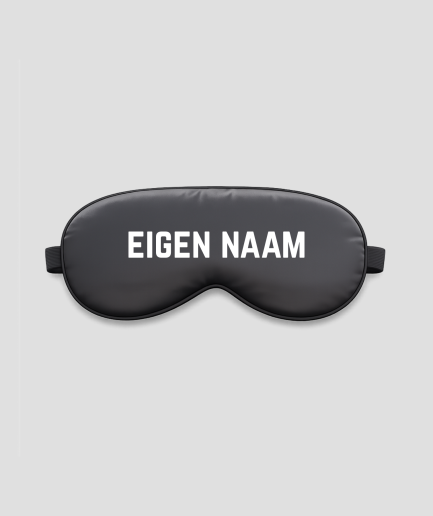 Schlafmaske mit eigenem Namen