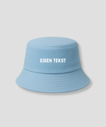 Eigenes Motiv, Bucket Hat, blau