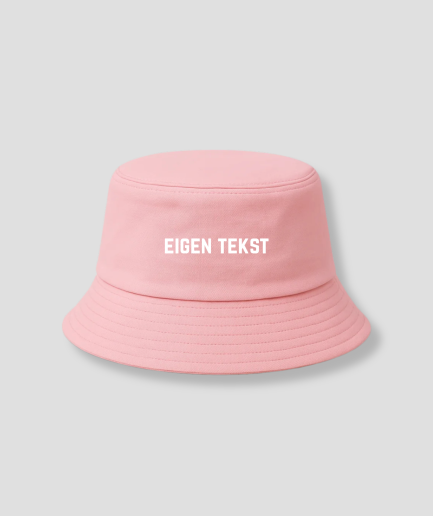 Eigenes Motiv: Bucket-Hut, hellrosa