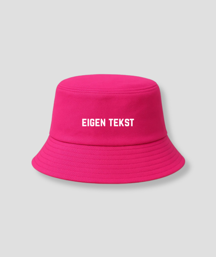 Eigenes Motiv: Bucket Hat in Rosa