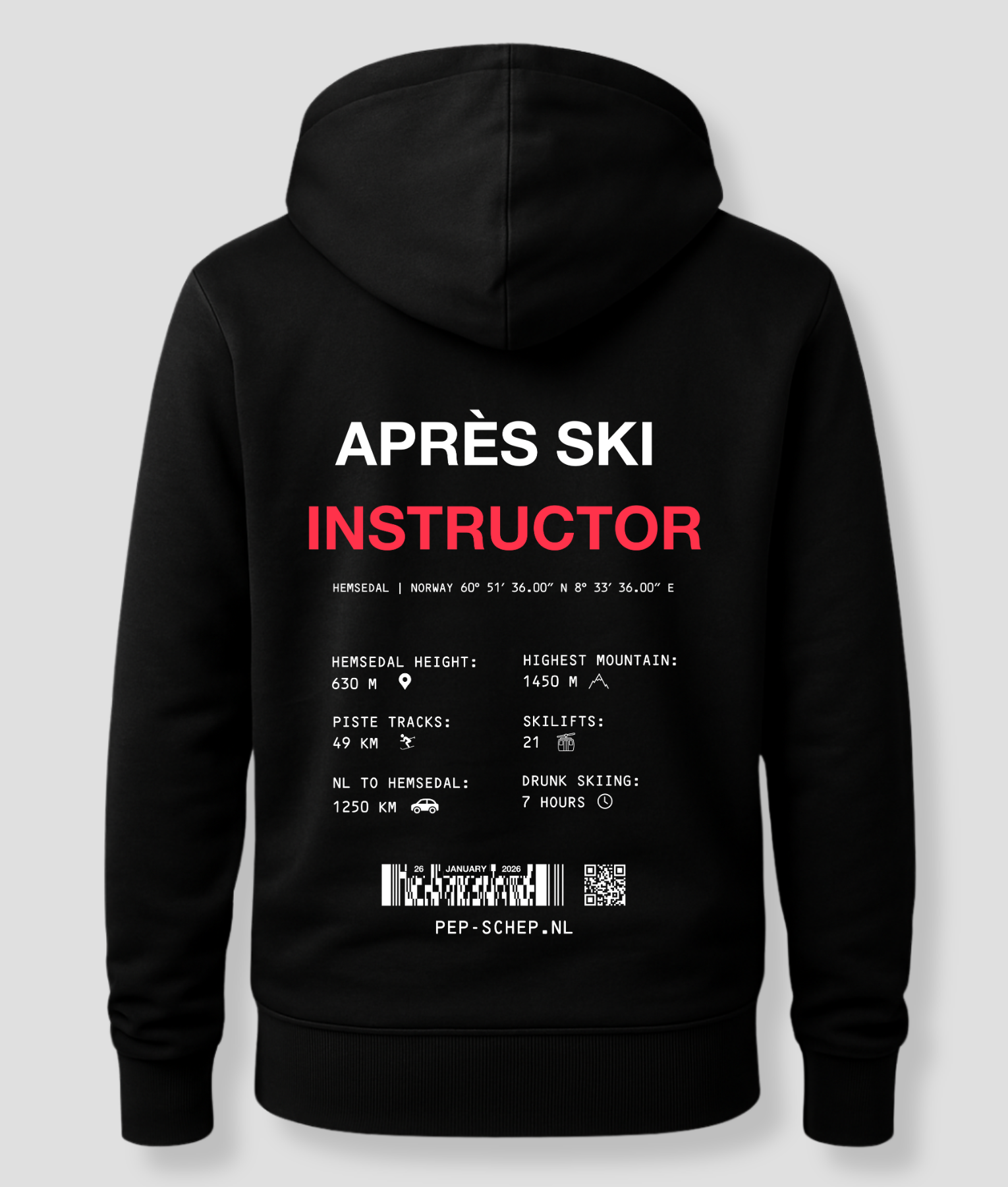 noorwegen ski hoodie