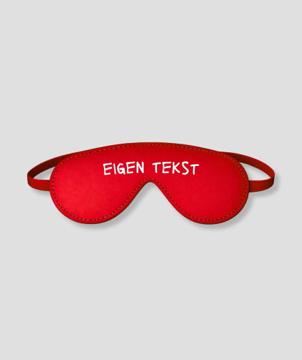 Schlafmaske mit eigenem Text