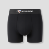 Zwarte boxershort met tekst 'I love my girlfriend' op de tailleband