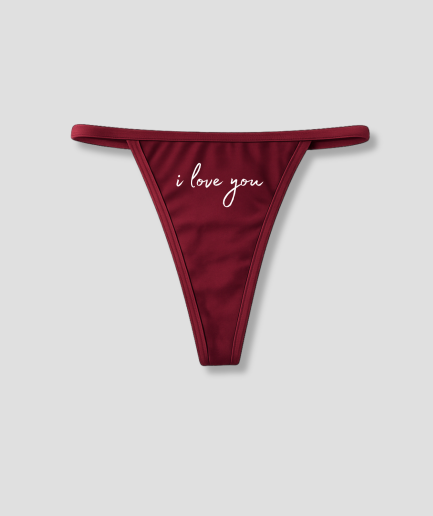 Roter String für die Beziehung