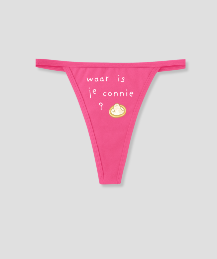 Wo ist dein rosa String von Connie?