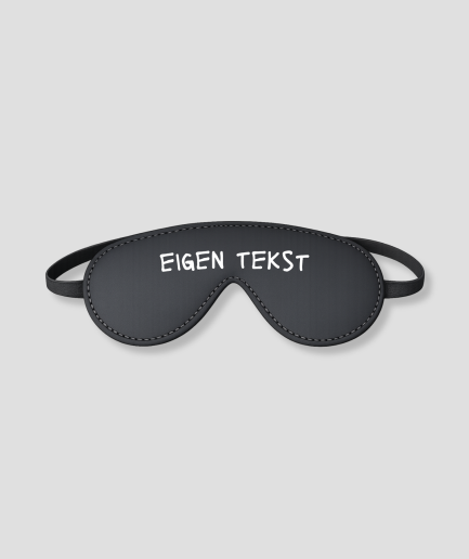 eigener Text Augenmaske