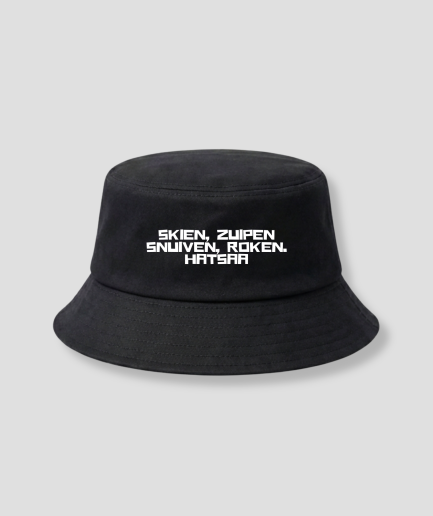 lustiger Bucket-Hut für den Wintersport