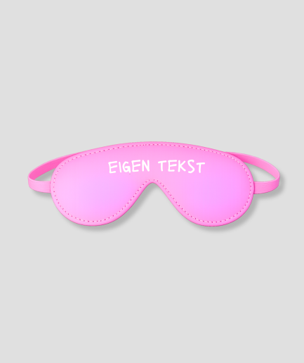 Schlafmaske mit eigenem Text