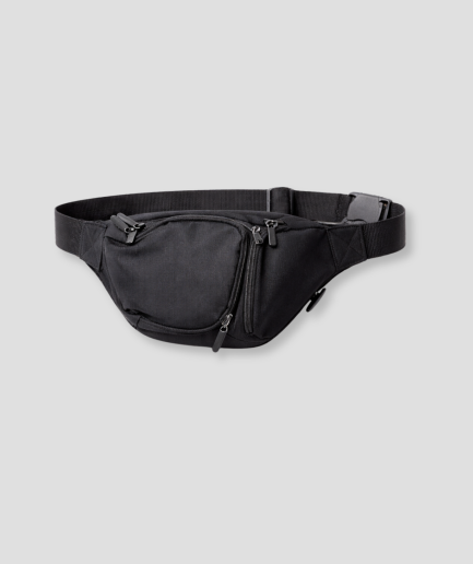 Schwarze, praktische Gürteltasche