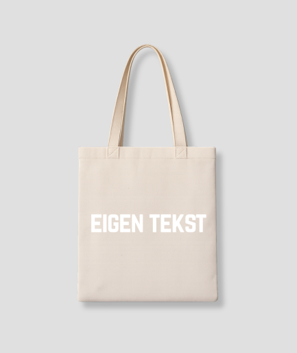 Tote-Bag mit eigenem Text, beige