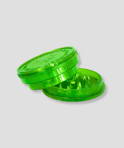 grüner Grinder aus Kunststoff