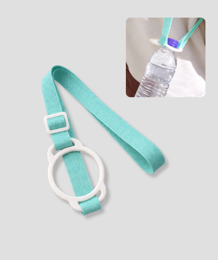 Rave-Gadget: Flaschenhalter, hellblau