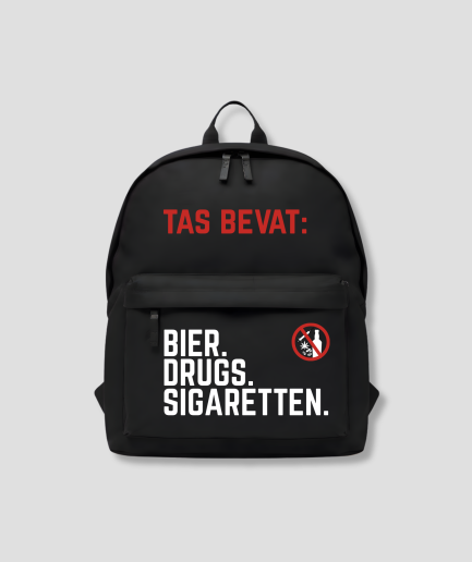 lustiger Rucksack in Schwarz