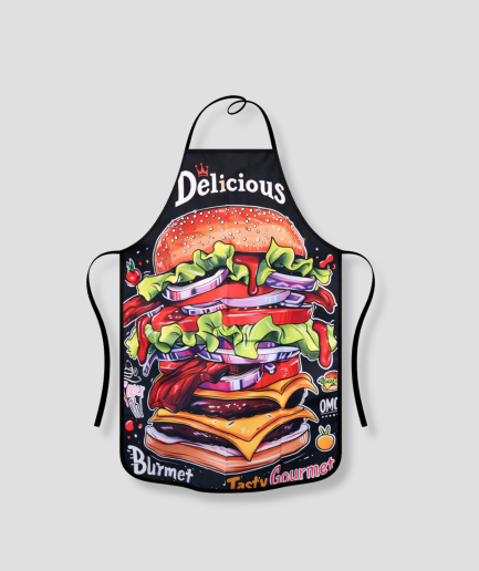 Hamburger-Flipper-Schürze