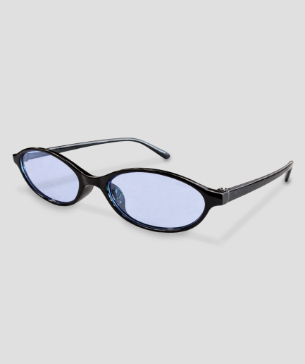 Mädchenbrille mit blauen Gläsern