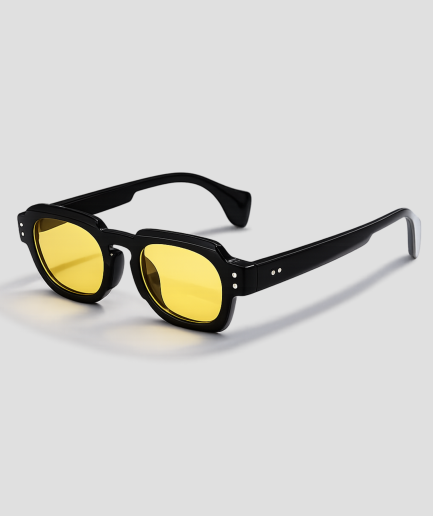 Sonnenbrille mit gelben Gläsern – total angesagt