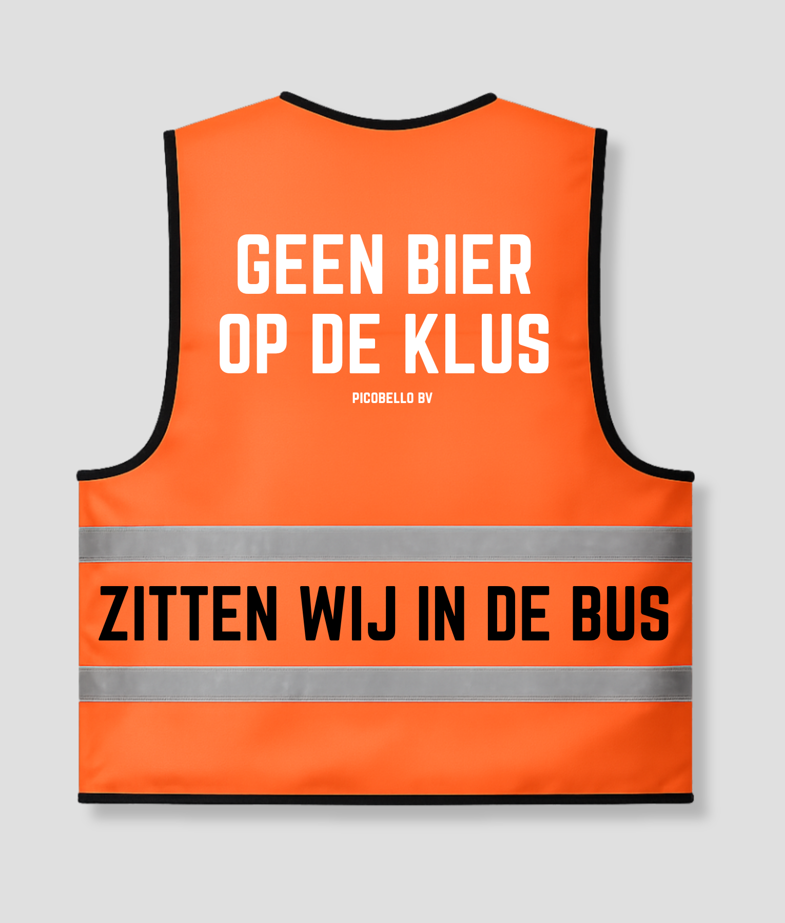 wij zitten in de bus oranje hesje
