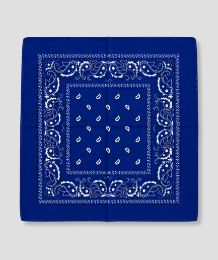 Blaues Bandana