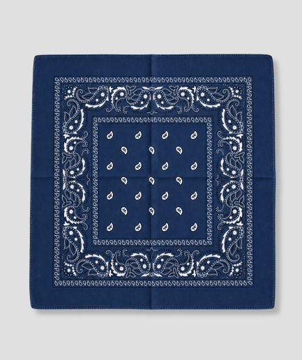 Dunkelblaues Bandana