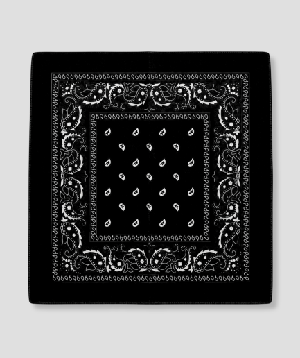 Schwarzes Bandana