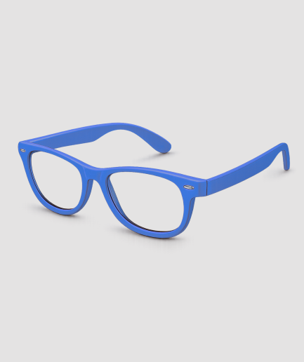 Partybrille, blau