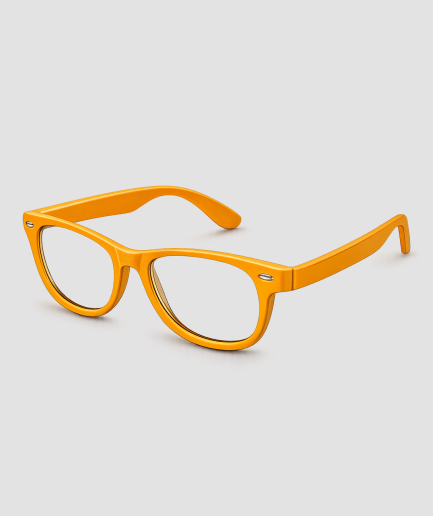 Partybrille, orange