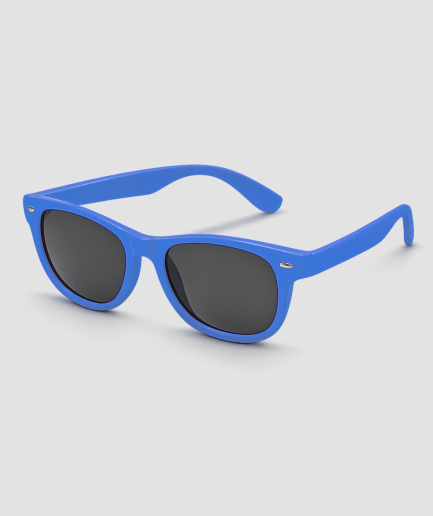 Blaue Sonnenbrille