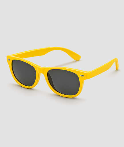 Gelbe Sonnenbrille