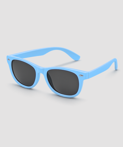 Cyanfarbene Sonnenbrille