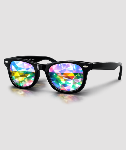 Weltraumbrille mit Kaleidoskop