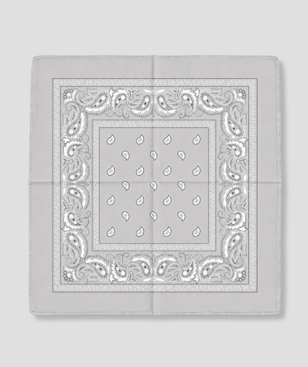 Graues Bandana