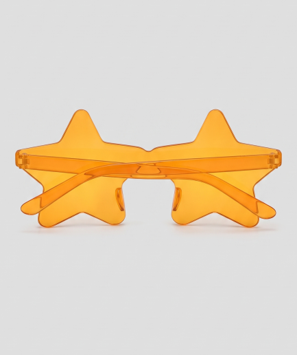 I see stars, montuur oranje, glas oranje