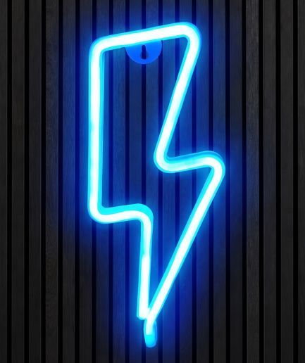 Blitz-Neon-Neonbeleuchtung