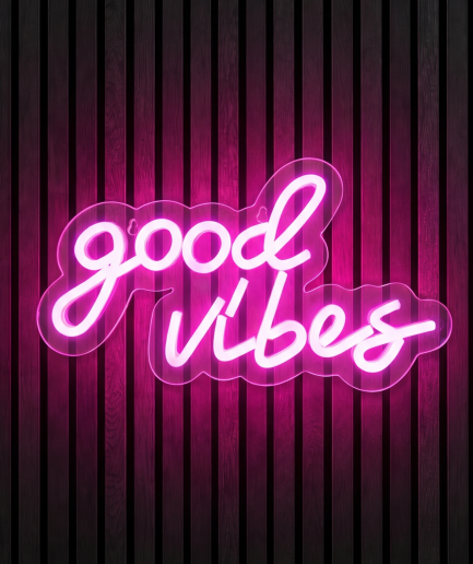 Good Vibes Neon-Beleuchtung